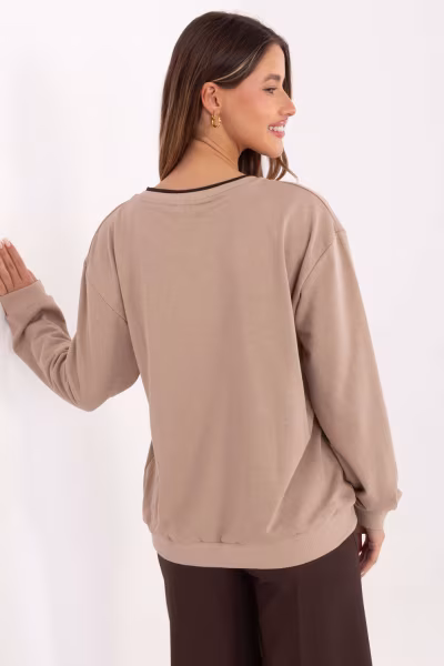 Bluza Damska Model RV-BL-A968.00 Beige - Relevance — zdjęcie 3