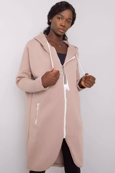 Bluza Damska Model RV-BL-4742.20P Dark Beige - Relevance — zdjęcie 1