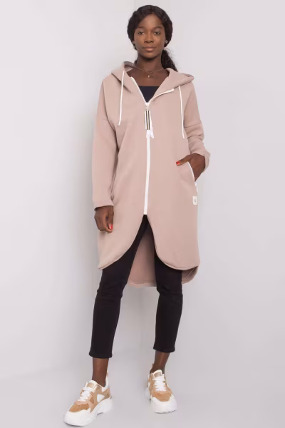 Bluza Damska Model RV-BL-4742.20P Dark Beige - Relevance — zdjęcie 2