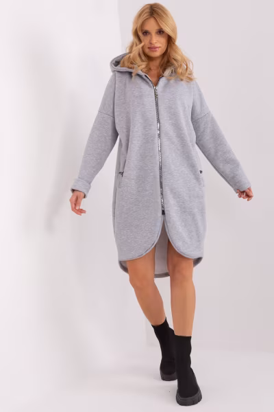 Bluza Damska Model RV-BL-4858-2.97P Grey - Relevance — zdjęcie 1