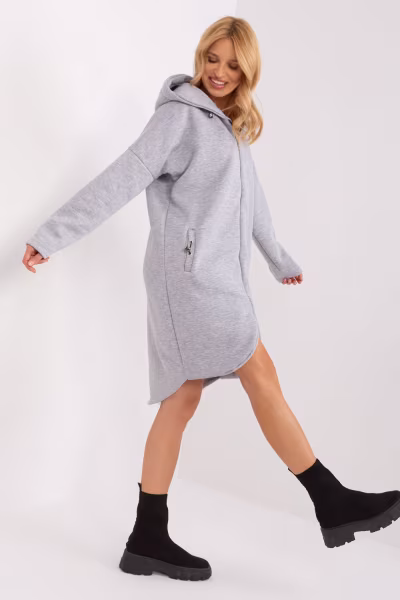 Bluza Damska Model RV-BL-4858-2.97P Grey - Relevance — zdjęcie 2