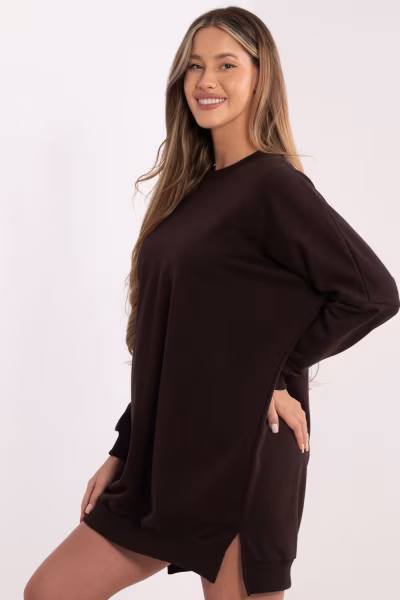 Sukienka Model RV-SK-6019.67 Dark Brown - Relevance — zdjęcie 1