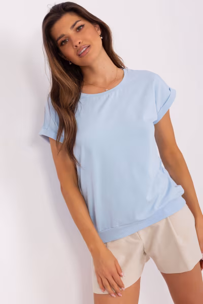 Bluzka Model RV-BZ-8836.86 Light Blue - Relevance — zdjęcie 1