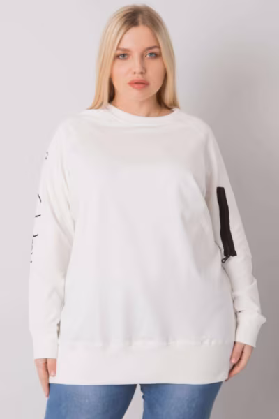 Bluza Damska Model RV-TU-7158.76P Ecru - Relevance — zdjęcie 1