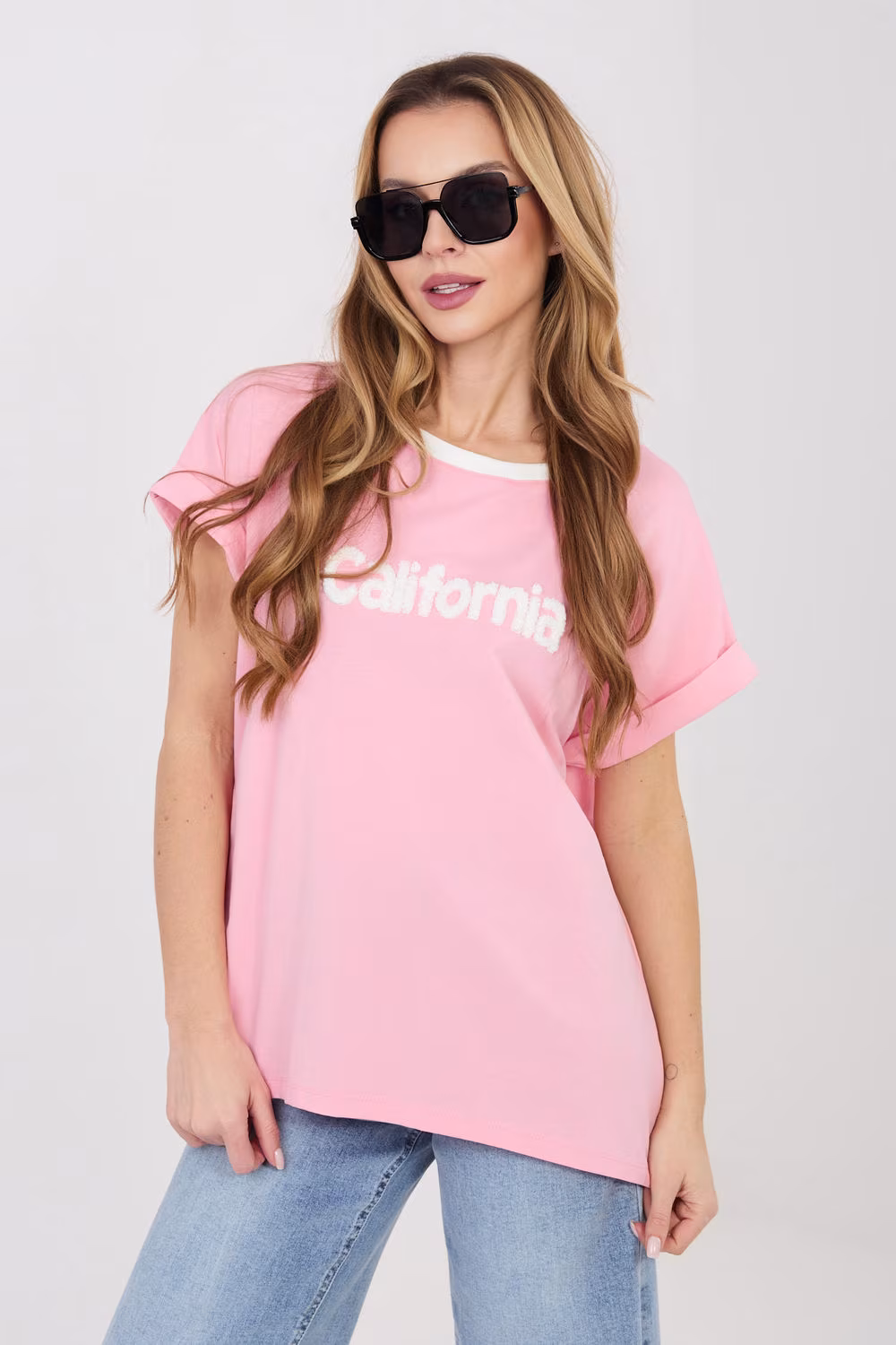 Bluzka Model RV-BZ-A1172.87 Light Pink - Relevance