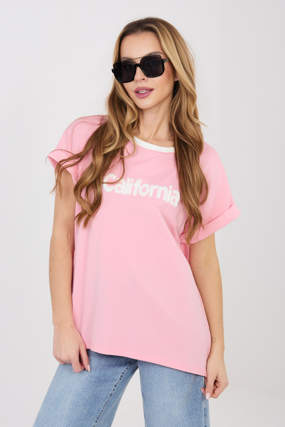 Bluzka Model RV-BZ-A1172.87 Light Pink - Relevance