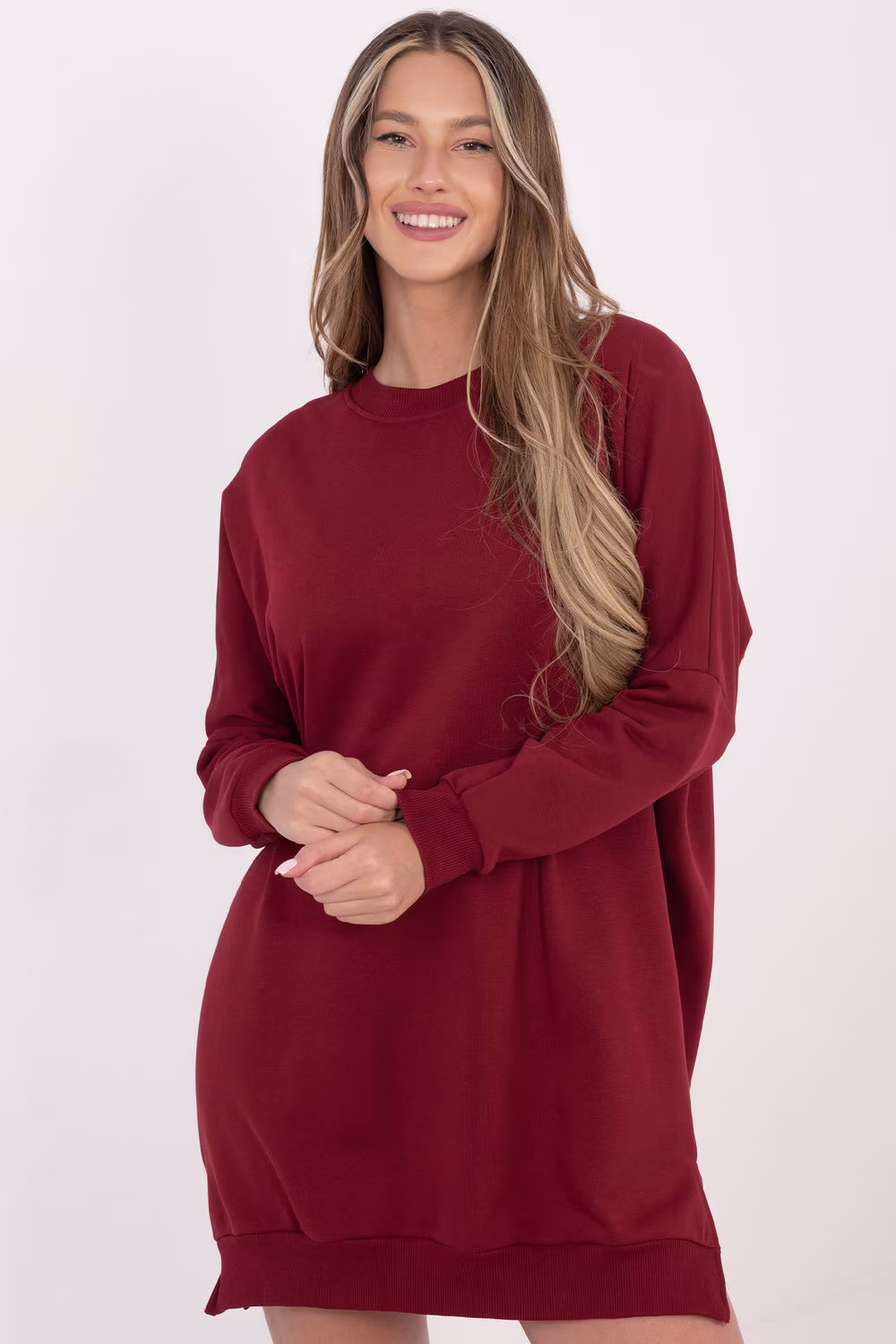 Sukienka Model RV-SK-6019.67 Bordo - Relevance