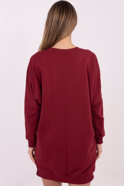 Sukienka Model RV-SK-6019.67 Bordo - Relevance — zdjęcie 3