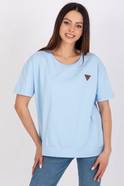 Bluzka Model RV-BZ-8826.22 Light Blue - Relevance — zdjęcie 1