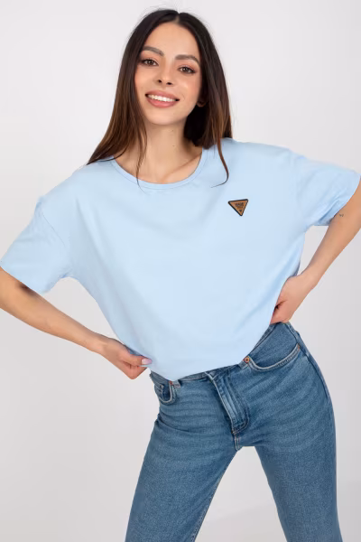 Bluzka Model RV-BZ-8826.22 Light Blue - Relevance — zdjęcie 2