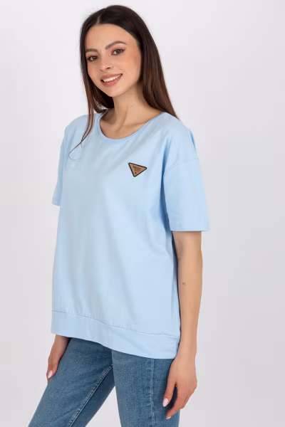 Bluzka Model RV-BZ-8826.22 Light Blue - Relevance — zdjęcie 3