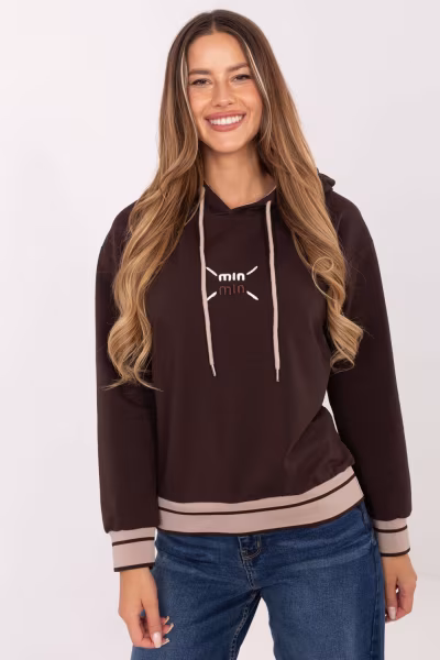 Bluza Damska Model RV-BL-A857.47 Dark Brown - Relevance — zdjęcie 1