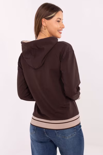 Bluza Damska Model RV-BL-A857.47 Dark Brown - Relevance — zdjęcie 3