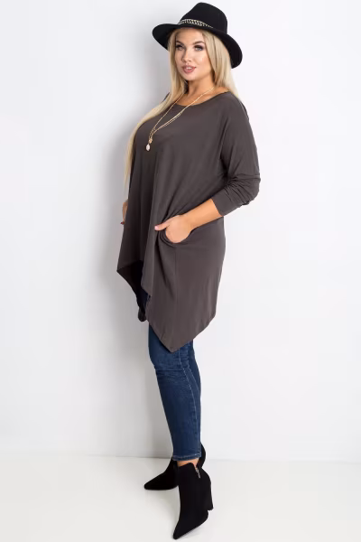 Tunika Model RV-BZ-5031.06X Khaki - Relevance — zdjęcie 2