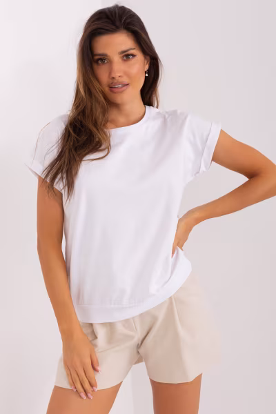 Bluzka Model RV-BZ-8836.86 White - Relevance — zdjęcie 1