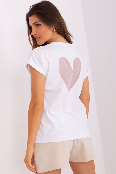 Bluzka Model RV-BZ-8836.86 White - Relevance — zdjęcie 3