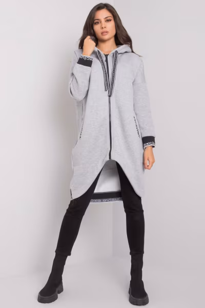 Bluza Damska Model RV-BL-6832.10 Grey - Relevance — zdjęcie 2