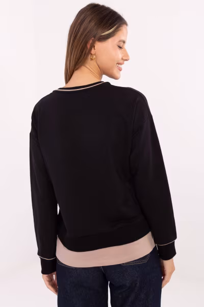 Bluza Damska Model RV-BZ-A905.36 Black - Relevance — zdjęcie 3