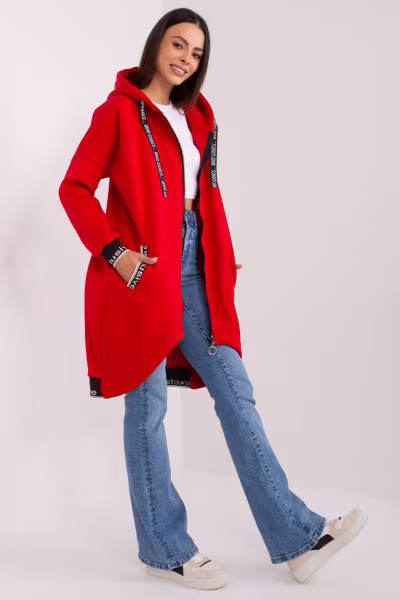 Bluza Damska Model RV-BL-6832-2.00P Red - Relevance — zdjęcie 2