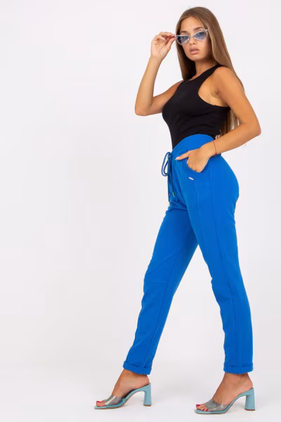 Spodnie Dresowe Model RV-DR-7517.22 Dark Blue - Relevance — zdjęcie 3