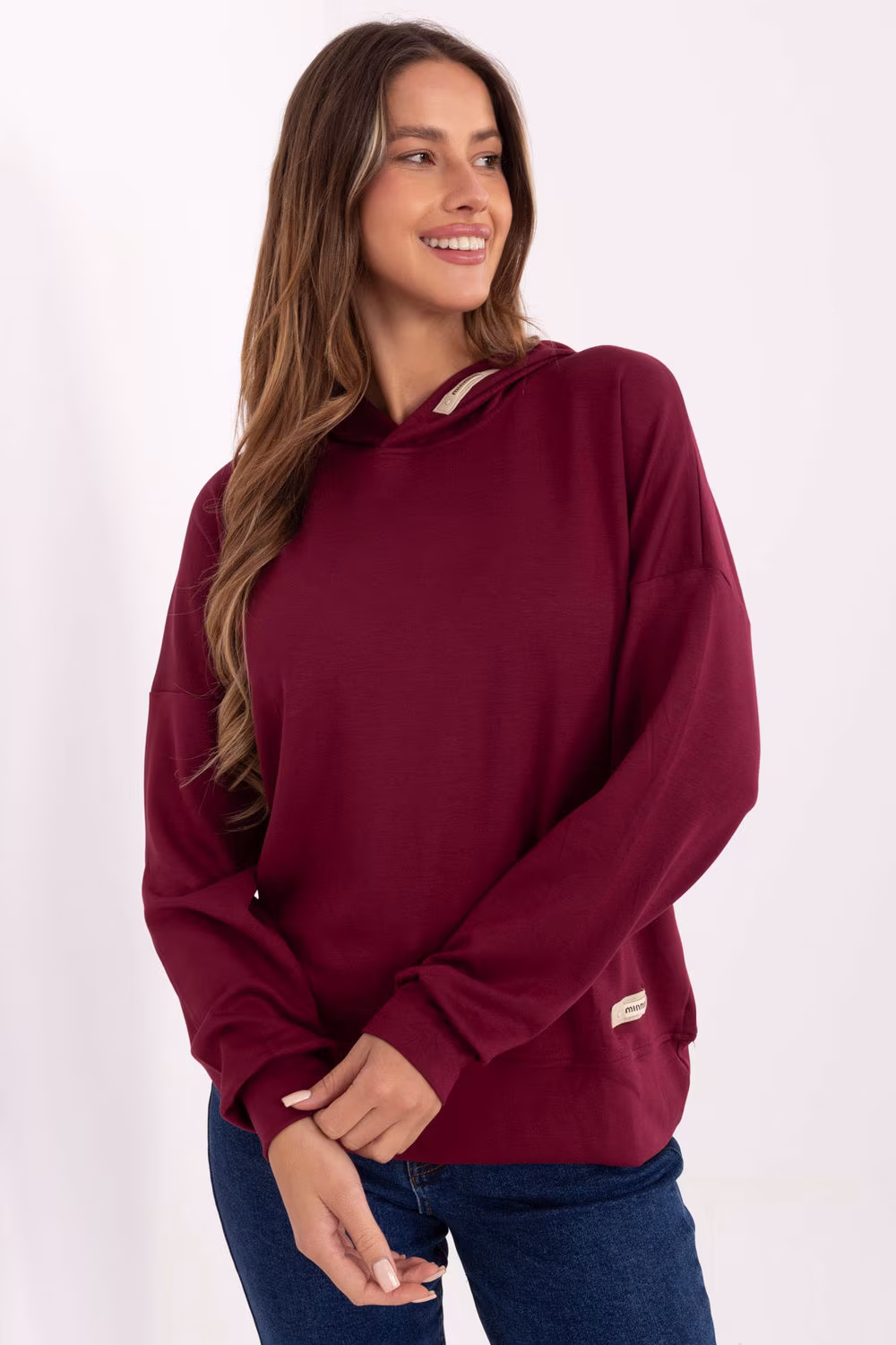 Bluza Damska Model RV-BL-A902.24 Bordo - Relevance