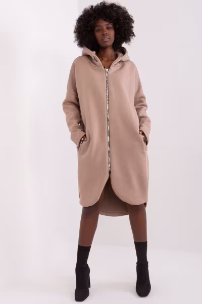 Bluza Damska Model RV-BL-4858-2.97P Dark Beige - Relevance — zdjęcie 1