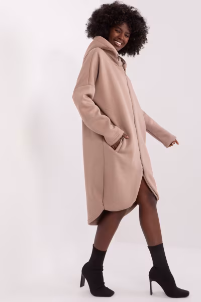 Bluza Damska Model RV-BL-4858-2.97P Dark Beige - Relevance — zdjęcie 2