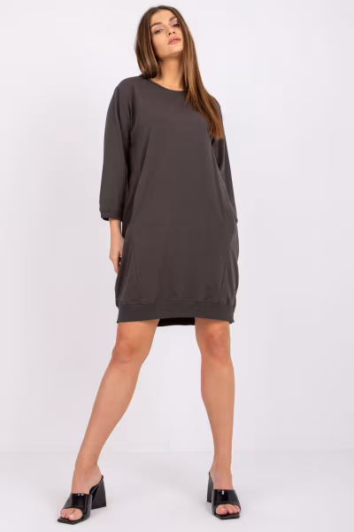 Sukienka Model RV-SK-6839.95 Dark Khaki - Relevance — zdjęcie 1