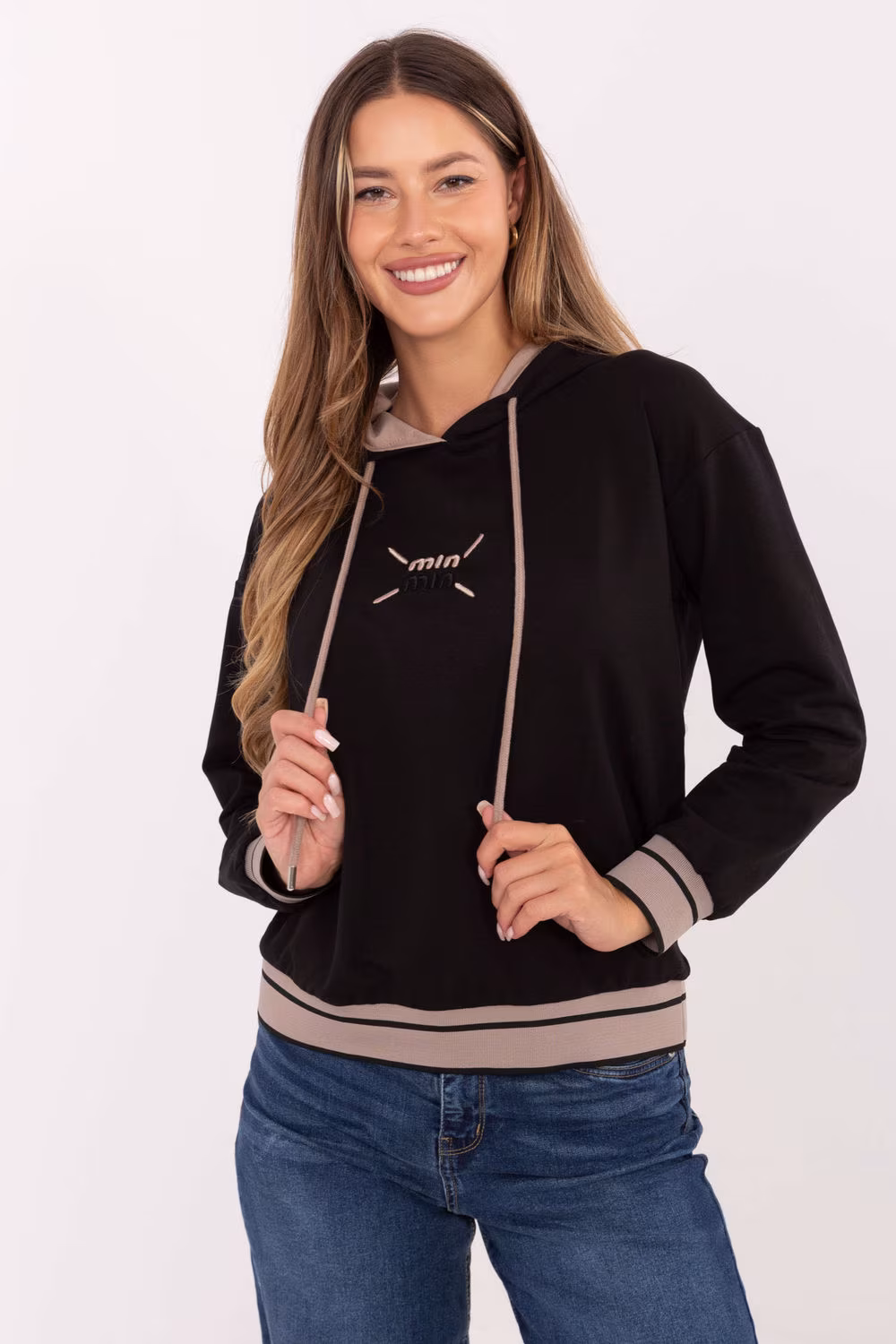 Bluza Damska Model RV-BL-A857.47 Black - Relevance