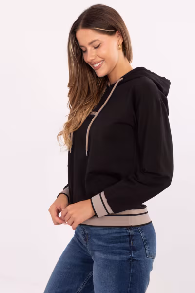 Bluza Damska Model RV-BL-A857.47 Black - Relevance — zdjęcie 2
