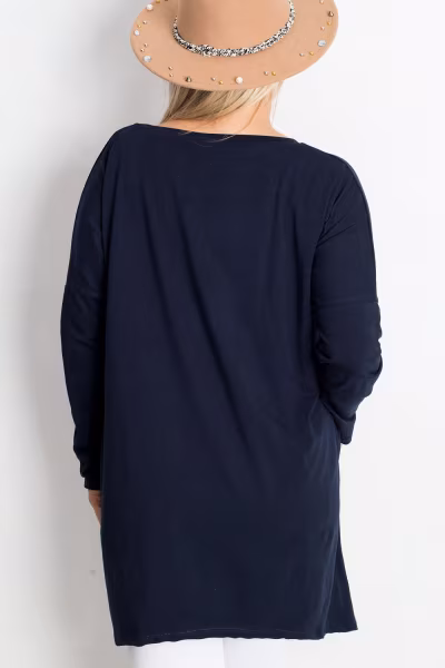 Tunika Model  RV-BZ-5031.06X Navy - Relevance — zdjęcie 3