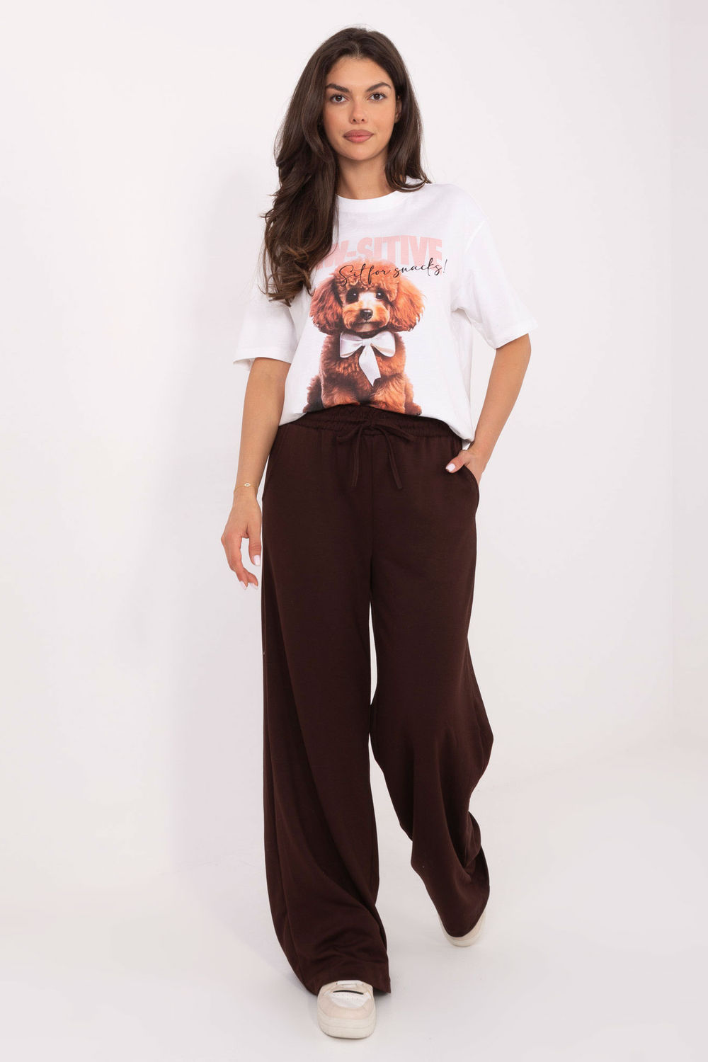 Spodnie Dresowe Model RV-DR-A611.52 Dark Brown - Relevance