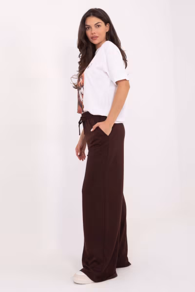 Spodnie Dresowe Model RV-DR-A611.52 Dark Brown - Relevance — zdjęcie 2