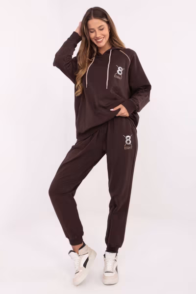 Spodnie Komplet Model RV-KMPL-A884.22 Dark Brown - Relevance — zdjęcie 1