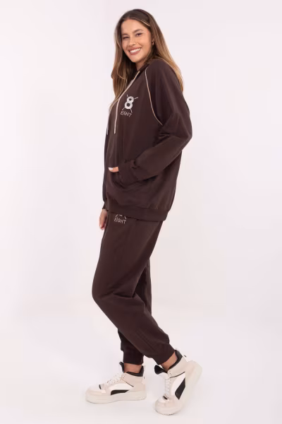 Spodnie Komplet Model RV-KMPL-A884.22 Dark Brown - Relevance — zdjęcie 2