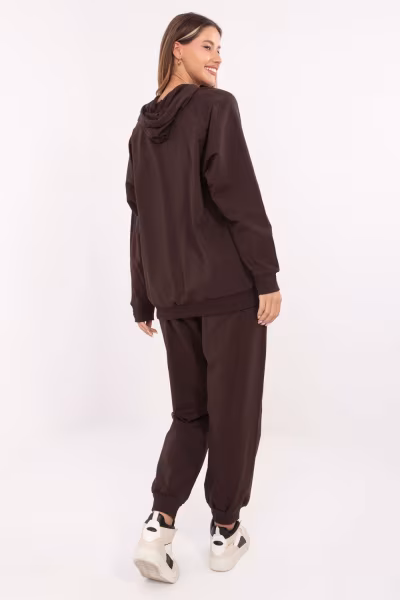 Spodnie Komplet Model RV-KMPL-A884.22 Dark Brown - Relevance — zdjęcie 3