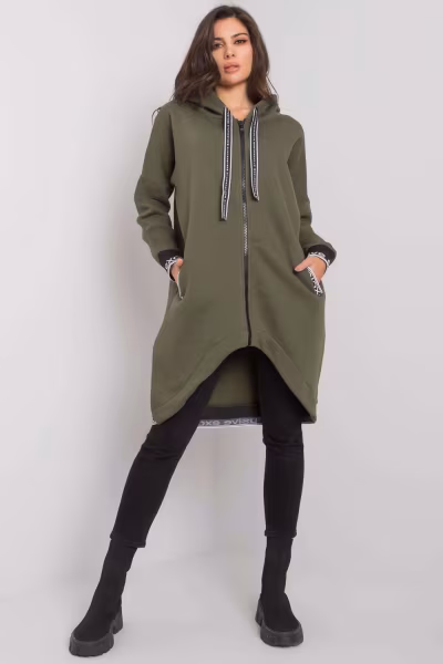 Bluza Damska Model RV-BL-6832.10 Khaki - Relevance — zdjęcie 1