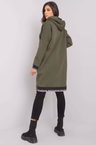Bluza Damska Model RV-BL-6832.10 Khaki - Relevance — zdjęcie 3