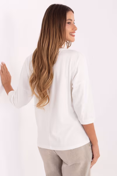 Bluzka Model RV-BZ-A820.27P Ecru - Relevance — zdjęcie 3