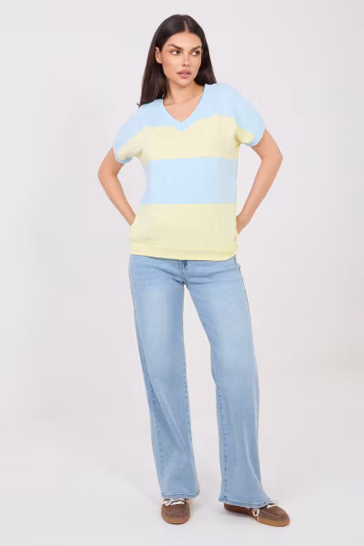 Bluzka Model RV-BZ-A1214.89 Light Blue - Relevance — zdjęcie 2