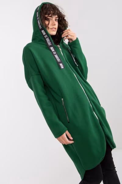 Bluza Damska Model RV-BL-6683.00P Dark Green - Relevance — zdjęcie 1
