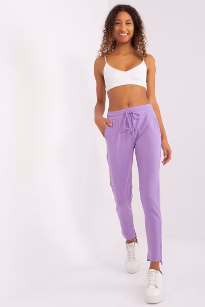 Spodnie Dresowe Model RV-DR-8380.25P Light Violet - Relevance — zdjęcie 2