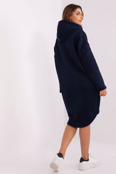 Bluza Damska Model RV-BL-4858-2.97P Navy - Relevance — zdjęcie 3
