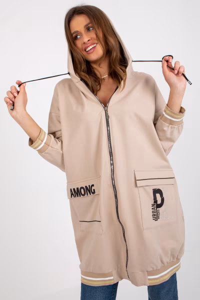 Bluza Damska Model RV-BL-8149.91P Beige - Relevance — zdjęcie 1