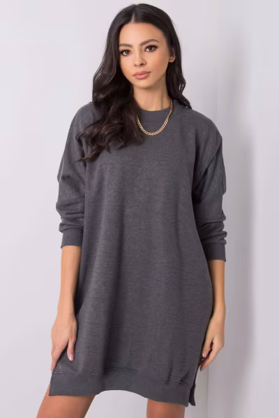 Sukienka Model RV-SK-6019.67 Dark Grey - Relevance — zdjęcie 1