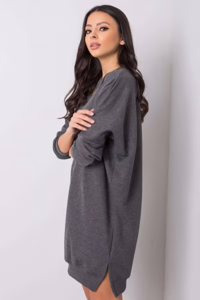 Sukienka Model RV-SK-6019.67 Dark Grey - Relevance — zdjęcie 2