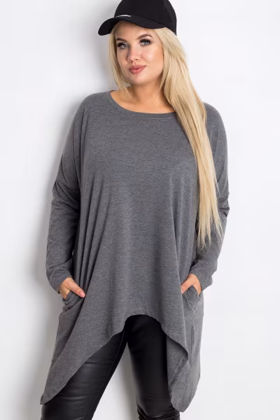 Tunika Model RV-BZ-5031.06X Dark Grey - Relevance — zdjęcie 1