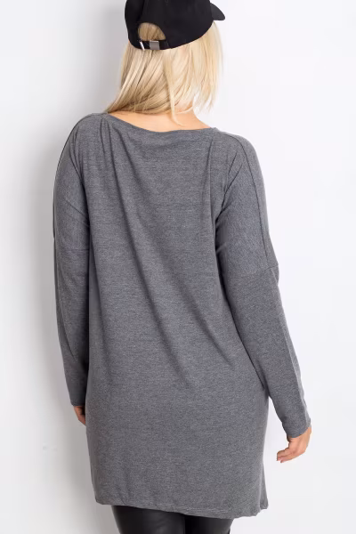 Tunika Model RV-BZ-5031.06X Dark Grey - Relevance — zdjęcie 3