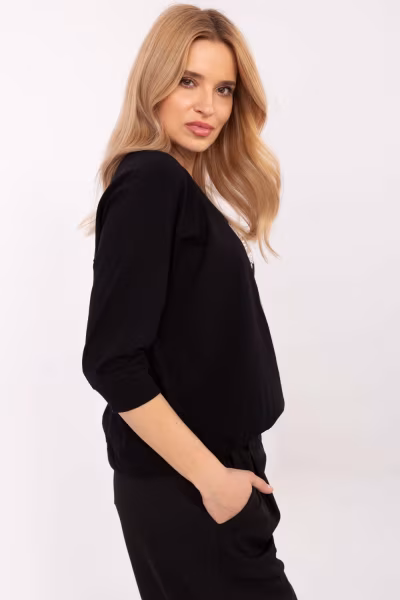 Bluzka Model RV-BZ-A264.21 Black - Relevance — zdjęcie 2