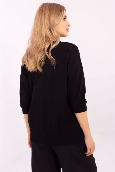 Bluzka Model RV-BZ-A264.21 Black - Relevance — zdjęcie 3